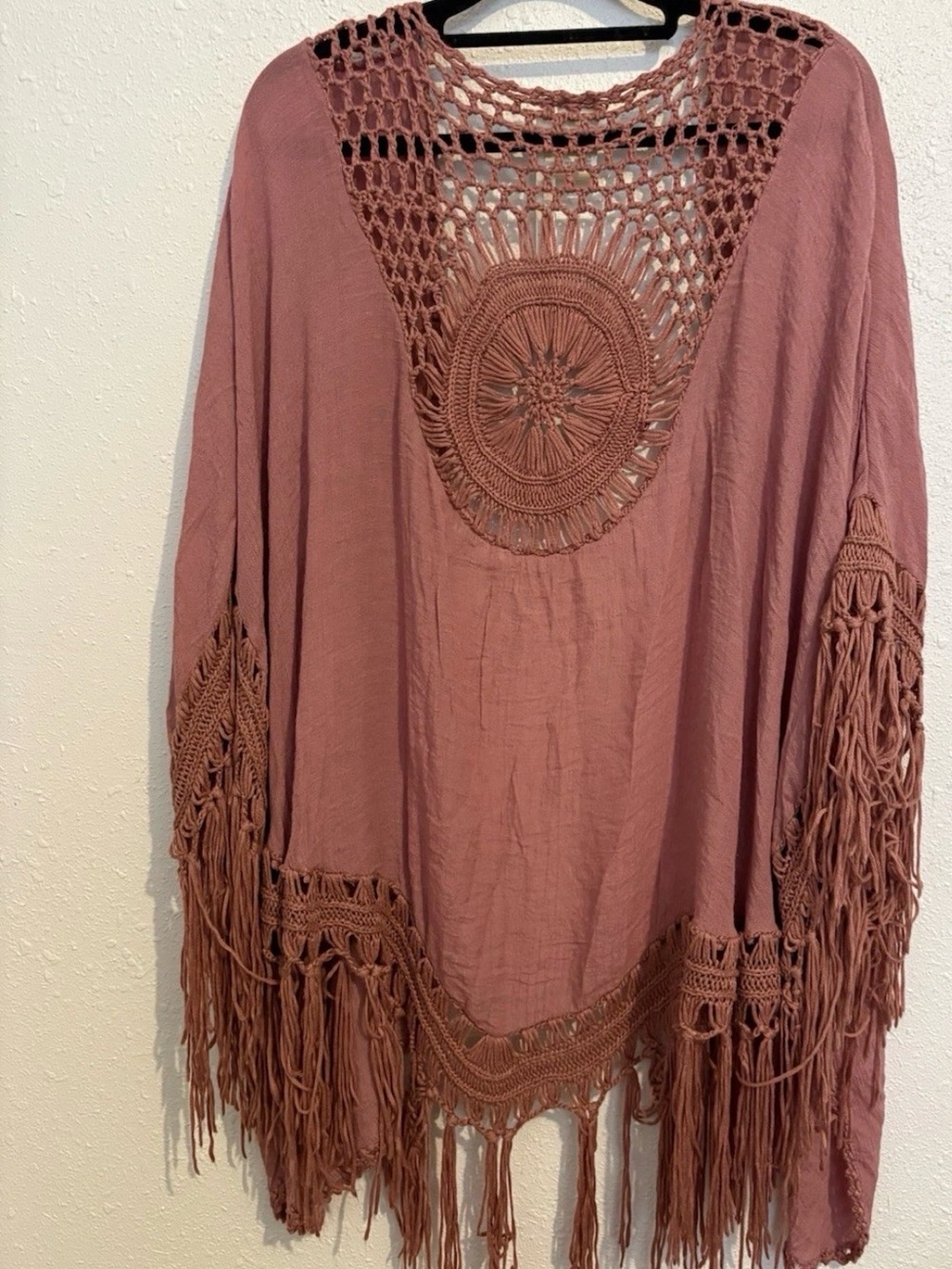 Forgotten Grace Dusty Pink, Festival, Kimono One Size-1X #1213CL - Picture 6 of 6